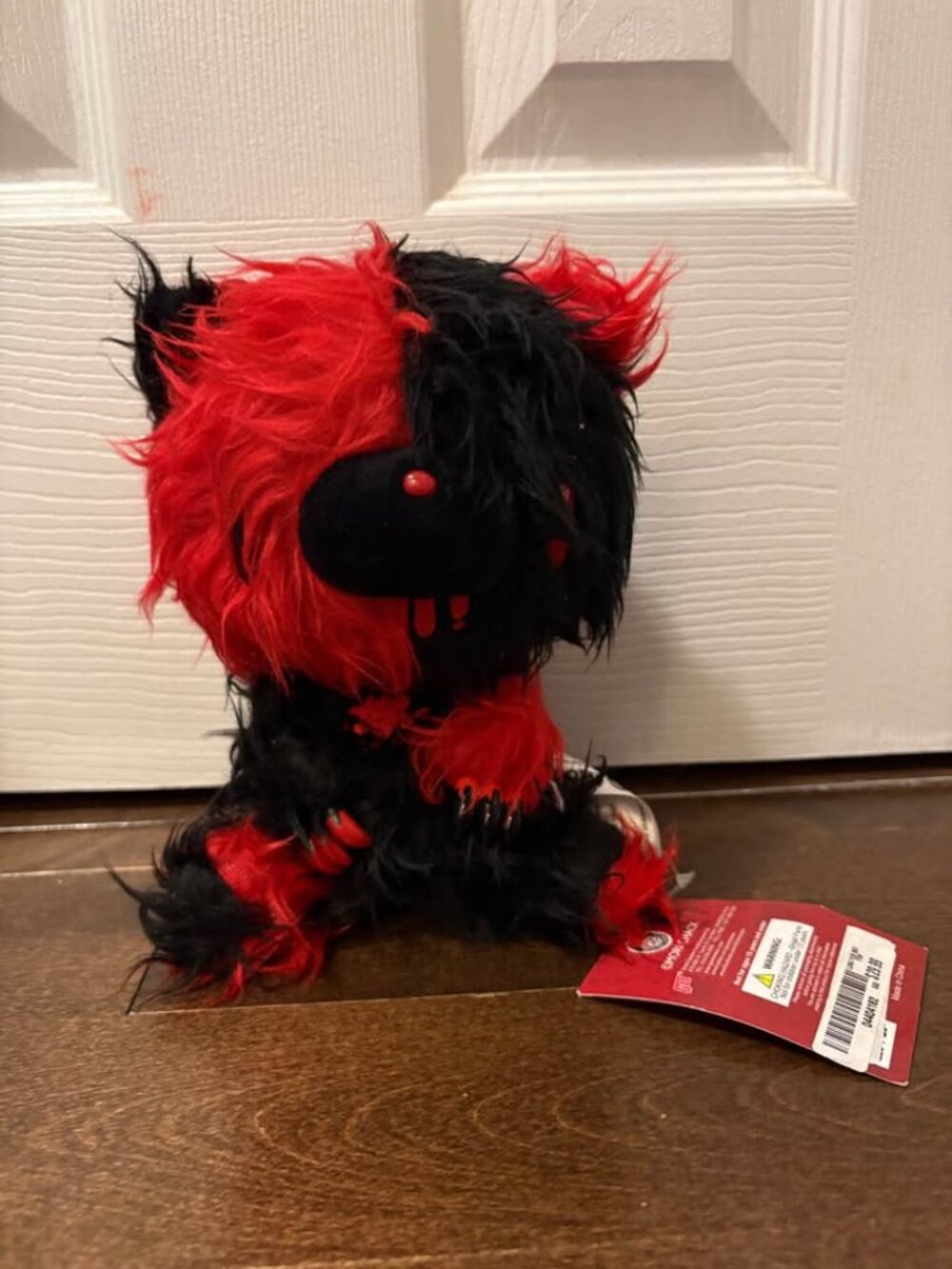 Half and half furry gloomy bear